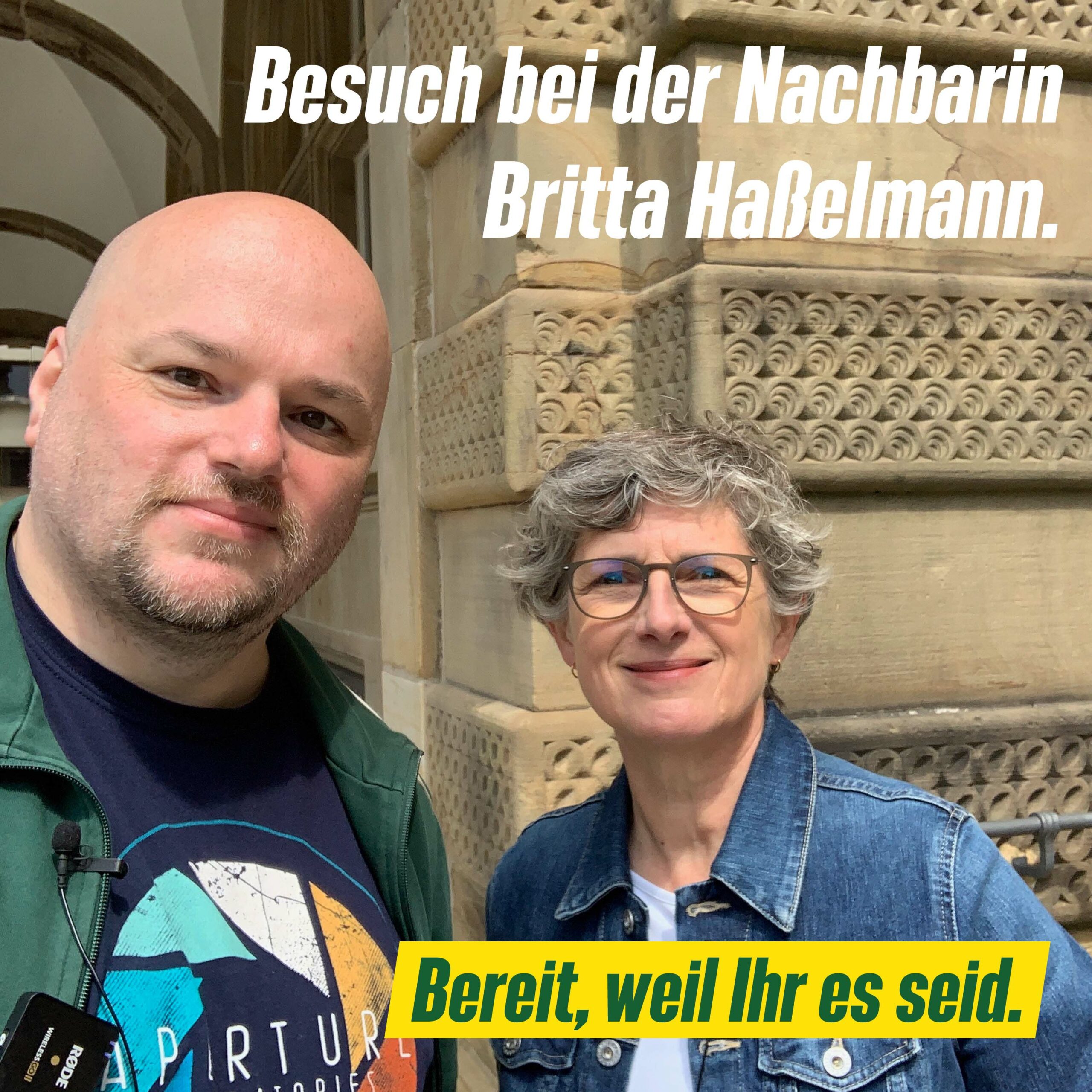 Besuch bei Britta Haßelmann